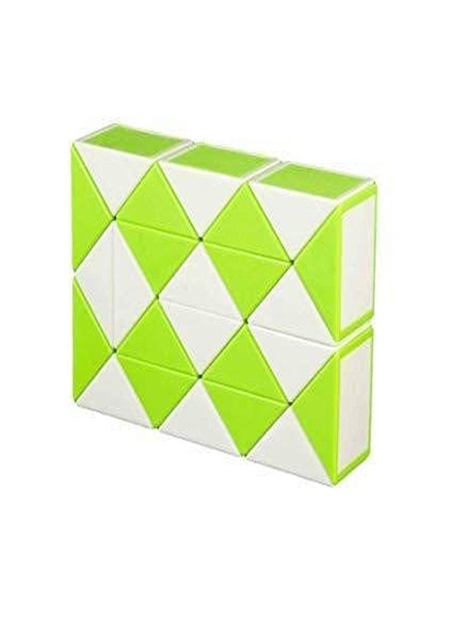 شريجي لعبة SHREEJIIH Magic Snake المكونة من 36 مكعبًا، لعبة ألغاز هندسية، مسطرة، مكعبات، أسافين، لعبة ألغاز ملتوية (متعددة الألوان) - Image 3